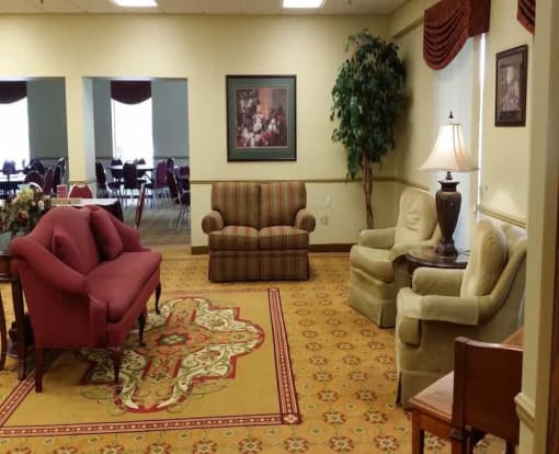 Lobby and Lounge Area