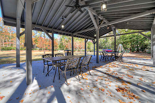 Shaded Patio at Forest Hills Racquet Club, Augusta, GA, 30909
