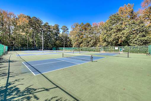 Two Tennis Courts at Forest Hills Racquet Club, Georgia, 30909