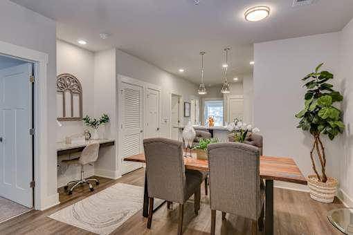 Dining area  outside of kitchen at McHenry Square Apartments, Augusta, Georgia
