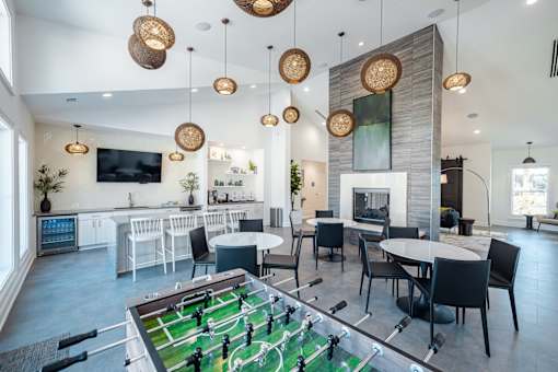 Clubhouse With Fireplace at Hamilton Park, Greenwood