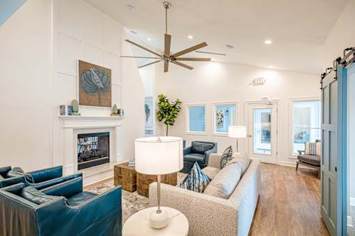 Clubhouse interior at The Vista Apartments & Townhomes, Warrenville, South Carolina