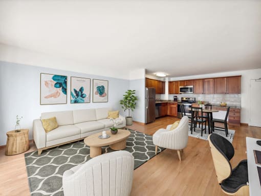 one bedroom floor plan living room
