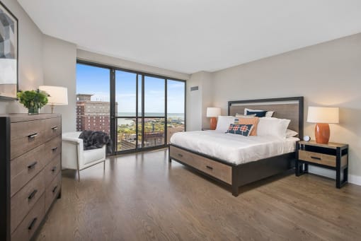 777 South State Penthouse Bedroom