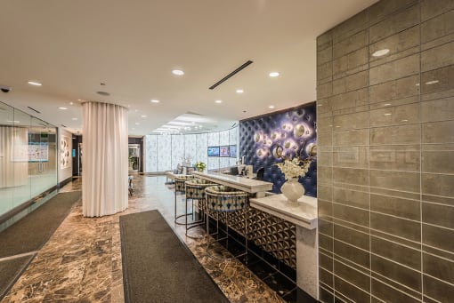 Axis main entrance and lobby