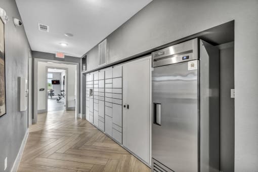 the residence on lamar apartment kitchens with stainless steel appliances