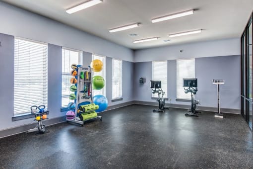 the exercise room