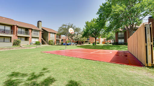 Basketball Court at Bardin Oaks, Texas