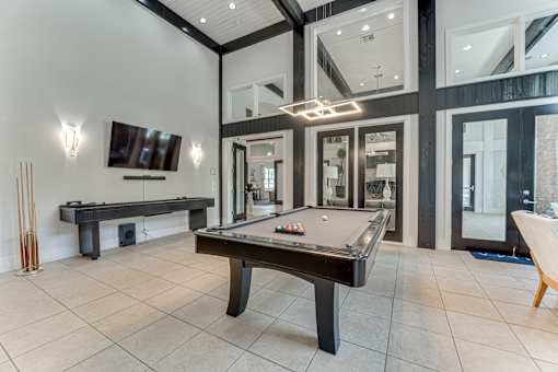 Pool Table at The Brazos, Dallas, TX
