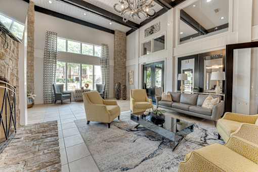 Community Clubroom at The Brazos, Dallas, Texas