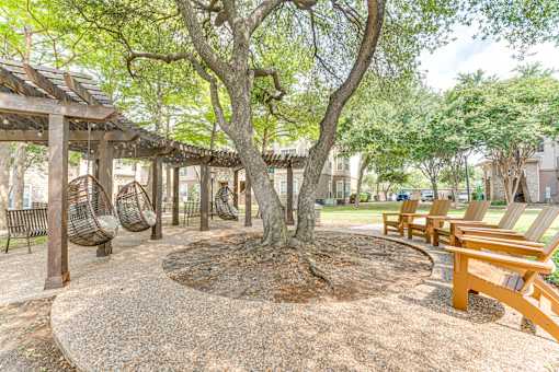 Outdoor Patio at The Brazos, Dallas, Texas