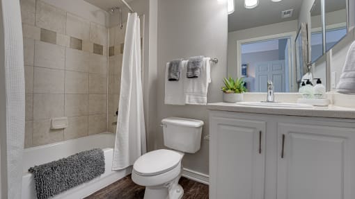 Luxurious Bathroom at Highland Luxury Living, Lewisville, 75067