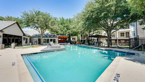Crystal Clear Swimming Pool at Knox Allen Station, Allen, TX, 75002