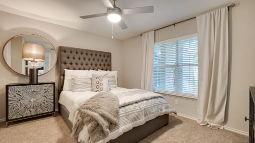 Comfortable Bedroom at Knox Allen Station, Allen, TX