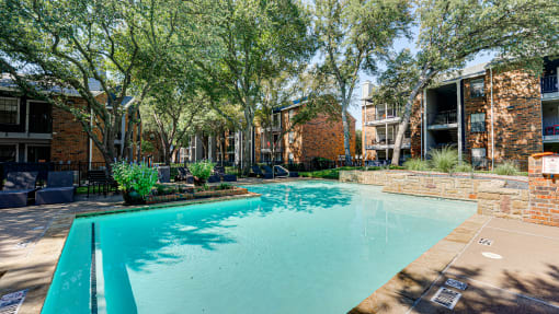 Pool at The Manhattan Apartments, Dallas, Texas