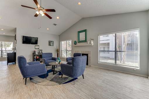 Living Area With TV at Wilson Crossing, Texas, 75104