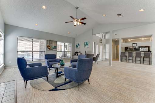 Living Area With Kitchen View at Wilson Crossing, Texas
