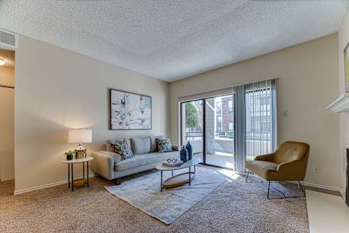 Carpeted Living Area at Wilson Crossing, Texas
