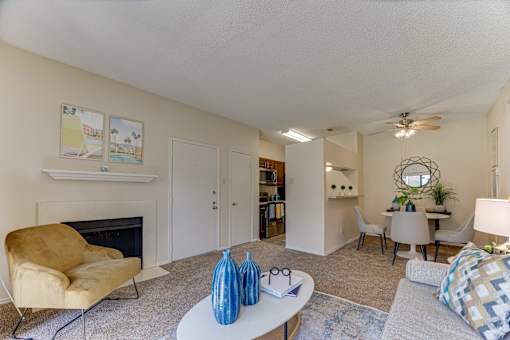 Living And Dining Area at Wilson Crossing, Cedar Hill