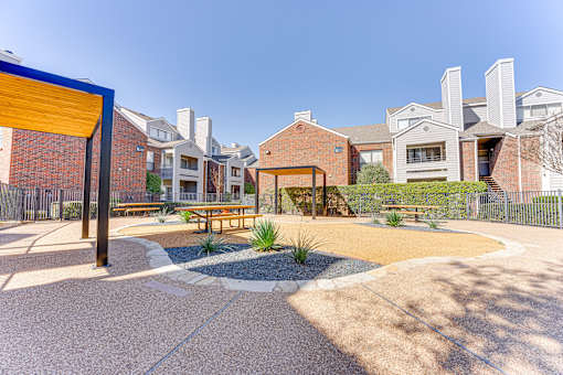 A playground area at Wilson Crossing, Cedar Hill