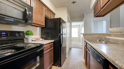 Fully Equipped Kitchen at Woodland Hills, Irving, 75062