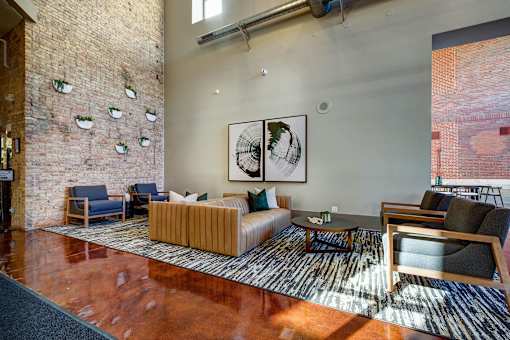 seating area in the Ovaltine Court clubroom