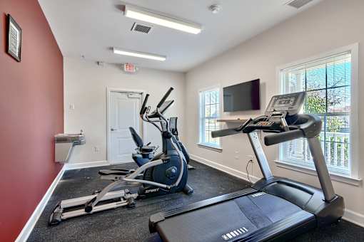 the gym equipment is included in our apartments for rent