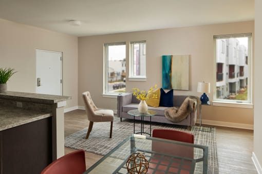 Apartment living room area