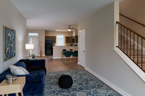 Townhouse living area