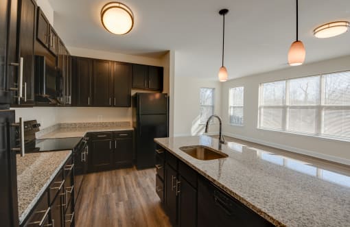 kitchen with breakfast bar
