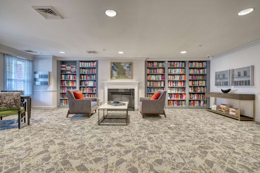 library community lounge area