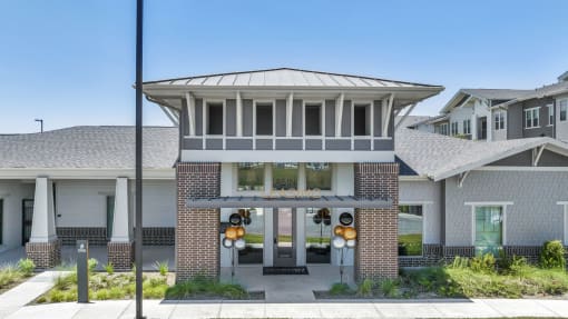 exterior of leasing building