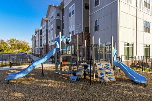 a playground at the davis apartments