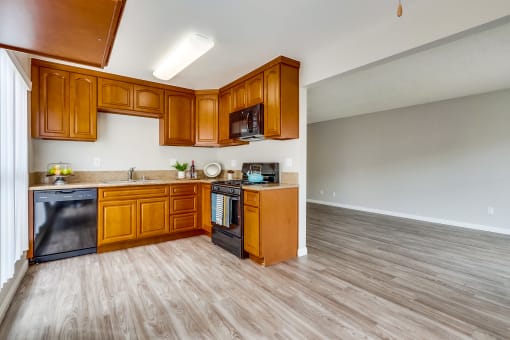 Modern Kitchens At Le Mar Apartments in Fullerton, CA.