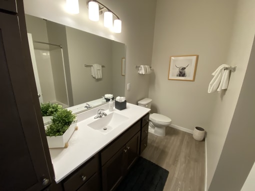 Bathroom With Vanity Lights  at Gateway Northeast, Minneapolis, 55418