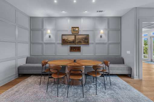dining room with a round table at Eastover Commons Residential, Mississippi, 39216