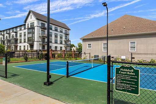 pickleball court at Eastover Commons Residential, Jackson, MS  