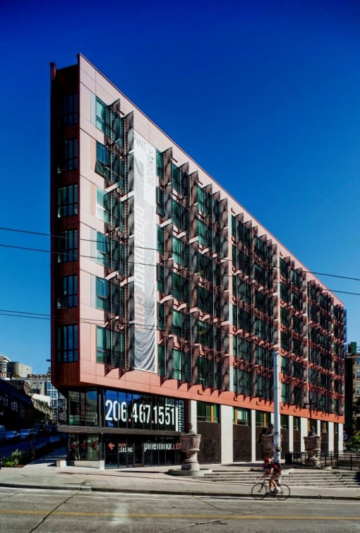 Apartment Building Exterior at Pine Minor, Seattle, 98101