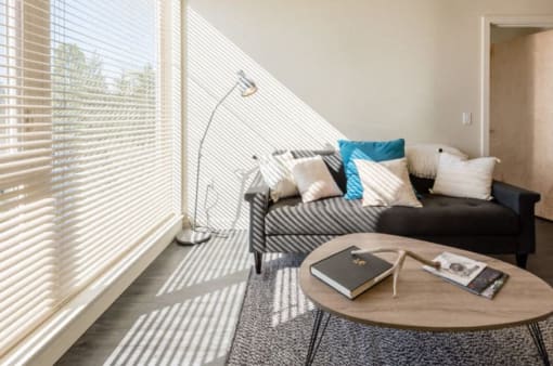 Modern Living Area at Decibel on 12th, Seattle, 98122