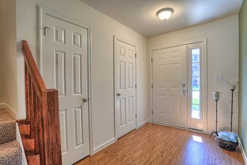 half bath on first floor
