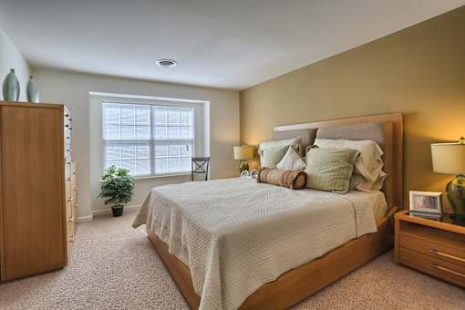 master bedroom with master bath