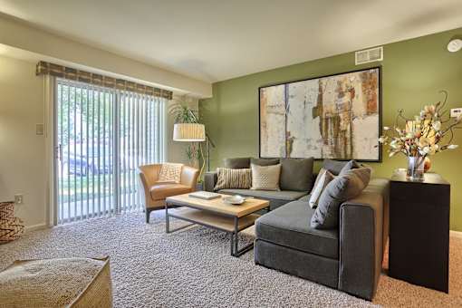 spacious living room