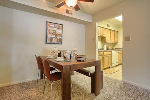 dining area off kitchen