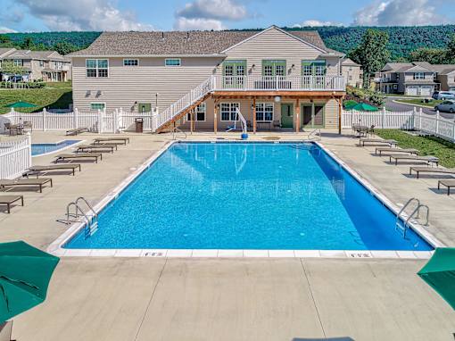 Aerial of Pool