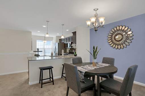 Sage dining room