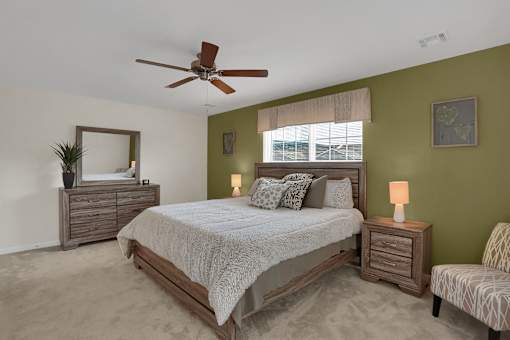 Sage bedroom