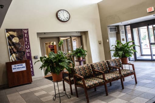 Clubhouse Entrance at 8330 On the River, Detroit, MI
