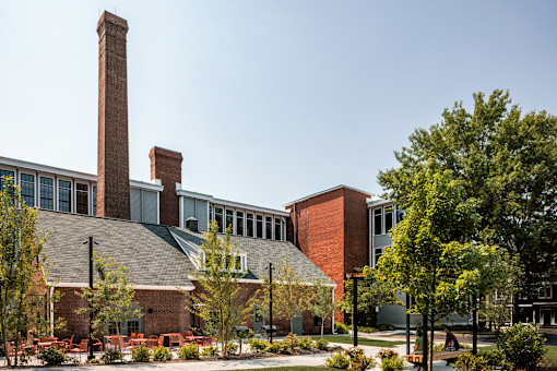 A red brick building