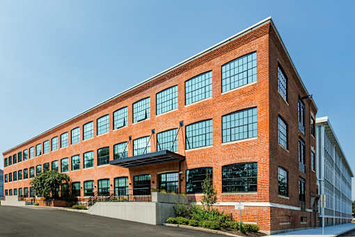 A red brick building