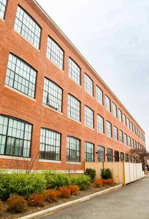 A red brick building